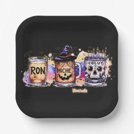 Halloween Ron, Miche y Cocuy – Humor Venezolano ペーパープレート
