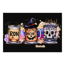 Halloween Ron, Miche y Cocuy – Humor Venezolano ポスター