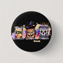 Halloween Ron, Miche y Cocuy – Humor Venezolano 缶バッジ