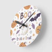 Halloween Round Wall Clock ラウンド壁時計 (傾斜)