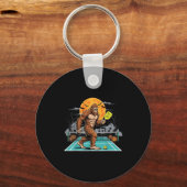 Halloween Sasquatch Ckleball Bigfoot Soky Moon キーホルダー (正面)