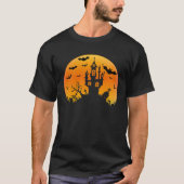 Halloween Scape Haunted House Fun Scare Creepy Tシャツ (正面)