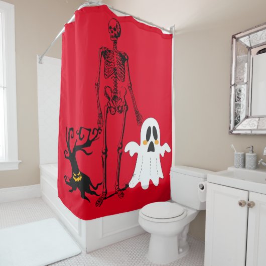 Halloween scare シャワーカーテン (インサイチュ)