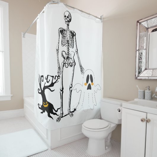 Halloween scare シャワーカーテン (インサイチュ)