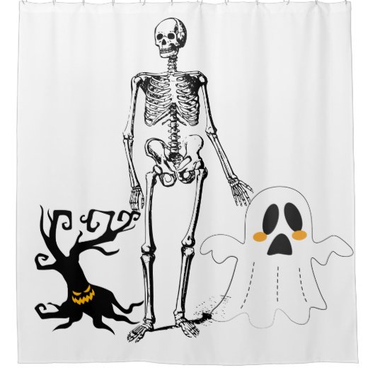 Halloween scare シャワーカーテン (正面)