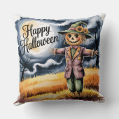 Halloween Scarecrow, Adorable Halloween Scarecrow, クッション (裏面)