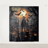 Halloween Scarecrow Hanging タペストリー (正面)