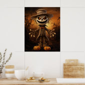 Halloween Scarecrow Poster ポスター (キッチン)