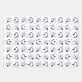 Halloween Scarecrow with Pumpkin ラッピングペーパーシート (正面3)