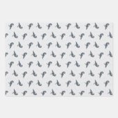 Halloween Scarecrow with Pumpkin ラッピングペーパーシート (正面)