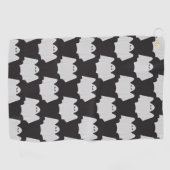 Halloween, Scary Ghost, Trick Or Treat, Boo ゴルフタオル (横)