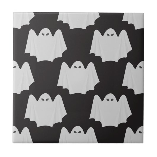 Halloween, Scary Ghost, Trick Or Treat, Boo タイル (正面)