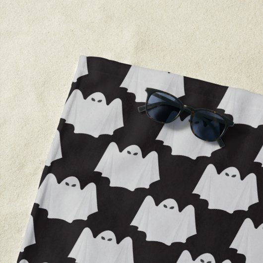 Halloween, Scary Ghost, Trick Or Treat, Boo ビーチタオル (インサイチュ)