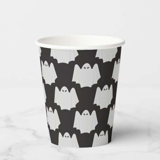 Halloween, Scary Ghost, Trick Or Treat, Boo 紙コップ (裏面)