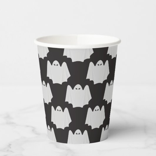 Halloween, Scary Ghost, Trick Or Treat, Boo 紙コップ (左)