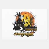 Halloween Scary Night ラッピングペーパーシート (正面2)