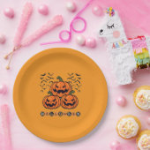 Halloween Scary Pumpkin ペーパープレート (パーティー)