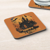Halloween-Schloss unter Mondlicht コースター (左側)