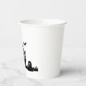 Halloween Schwarze Katze Pappbecher 紙コップ (左)