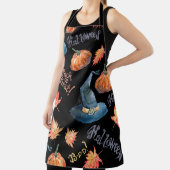 Halloween seamless pattern with halloween pumpkin, エプロン (インサイチュ)