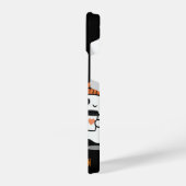 Halloween Season – fantômes cosy café iPhoneケース (左側面)