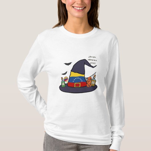 Halloween Shirt – Are You Calling Me a Witch? Tシャツ (正面)