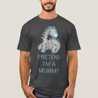 Halloween Shirts for BoysDinosaur T rex Mummy Pump Tシャツ