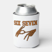 Halloween Six Seven Meme Sign Language 67 Mason  缶クーラー (缶正面)