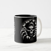 Halloween Skeleton 3D Mug ツートーンマグカップ (正面右)