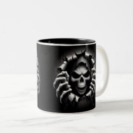 Halloween Skeleton 3D Mug ツートーンマグカップ