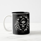 Halloween Skeleton 3D Mug ツートーンマグカップ (左)