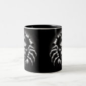 Halloween Skeleton 3D Mug ツートーンマグカップ (中央)