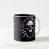 Halloween Skeleton 3D Mug ツートーンマグカップ (正面右)