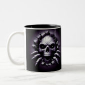 Halloween Skeleton 3D Mug ツートーンマグカップ (左)