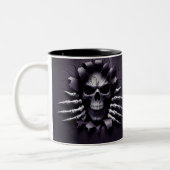 Halloween Skeleton 3D Mug ツートーンマグカップ (左)