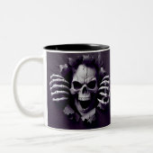 Halloween Skeleton 3D Mug ツートーンマグカップ (左)
