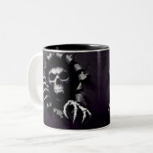 Halloween Skeleton 3D Mug ツートーンマグカップ (正面左)