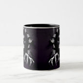 Halloween Skeleton 3D Mug ツートーンマグカップ (中央)
