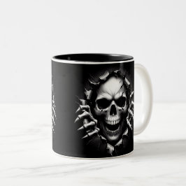 Halloween Skeleton 3D Mug ツートーンマグカップ