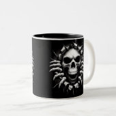 Halloween Skeleton 3D Mug ツートーンマグカップ (正面右)