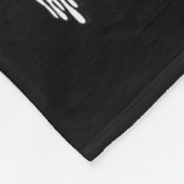 Halloween Skeleton Can I Pet That Dog  フリースブランケット (角)