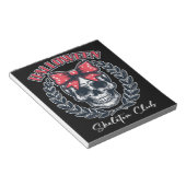 Halloween Skeleton Club ノートパッド (アングル)