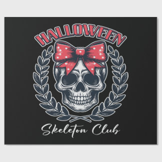 Halloween Skeleton Club ラッピングペーパー