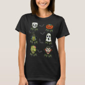 Halloween Skeleton Gaming Witch Vampire Zombie Boy Tシャツ (正面)