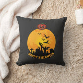 Halloween Skeleton Hands T-Shirt | Funny Spooky Pu クッション (ブランケット)