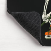 Halloween Skeleton Ice Hockey Costume Funny Men Bo マウスパッド (コーナー)
