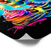 Halloween Skeleton It's My Birthday Costume Party  ポスター (角)