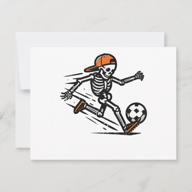 Halloween Skeleton Soccer Football Costume Men (正面)