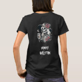Halloween skeleton T-shirt "Mommy Skeleton" Tシャツ (裏面)