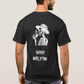 Halloween skeleton T-shirt Tシャツ (裏面)